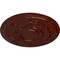 Ekena Millwork Darnay Ceiling Medallion (Fits Canopies up to 7 1/4"), Hnd-Painted Brushed Mahogany, 29 1/4"OD x 2"P CM29DABMF - alternate 3